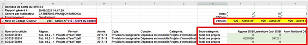 Télécharger le rapport d'extraction